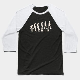 Darwin Evolution Baseball T-Shirt